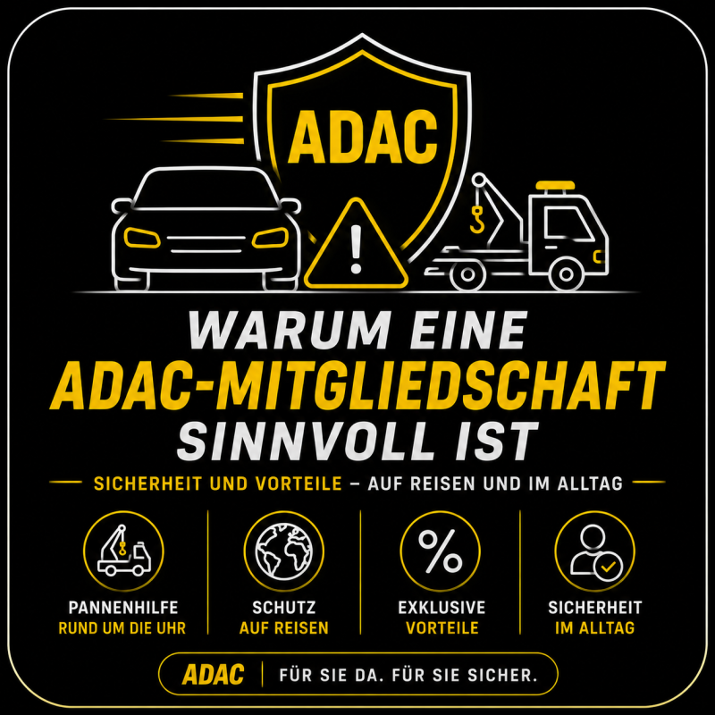 Warum eine ADAC-Mitgliedschaft sinnvoll ist &ndash; Sicherheit und Vorteile auf Reisen und im Alltag