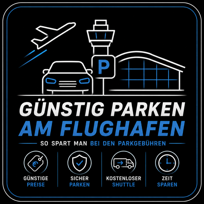 G&uuml;nstig Parken am Flughafen &ndash; so spart man bei den Parkgeb&uuml;hren