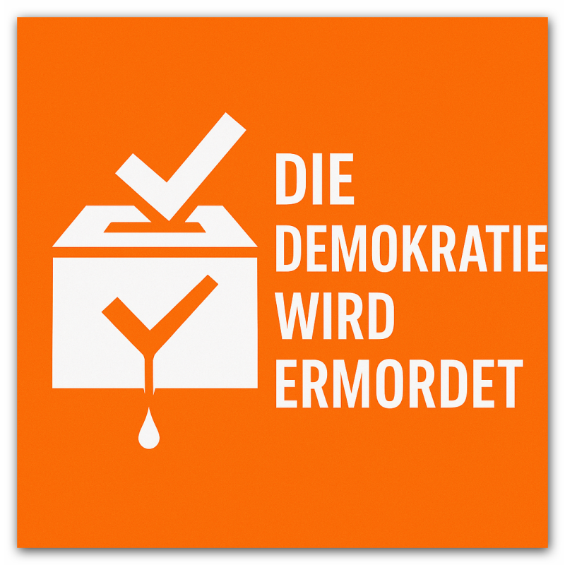 Die Demokratie wird ermordet