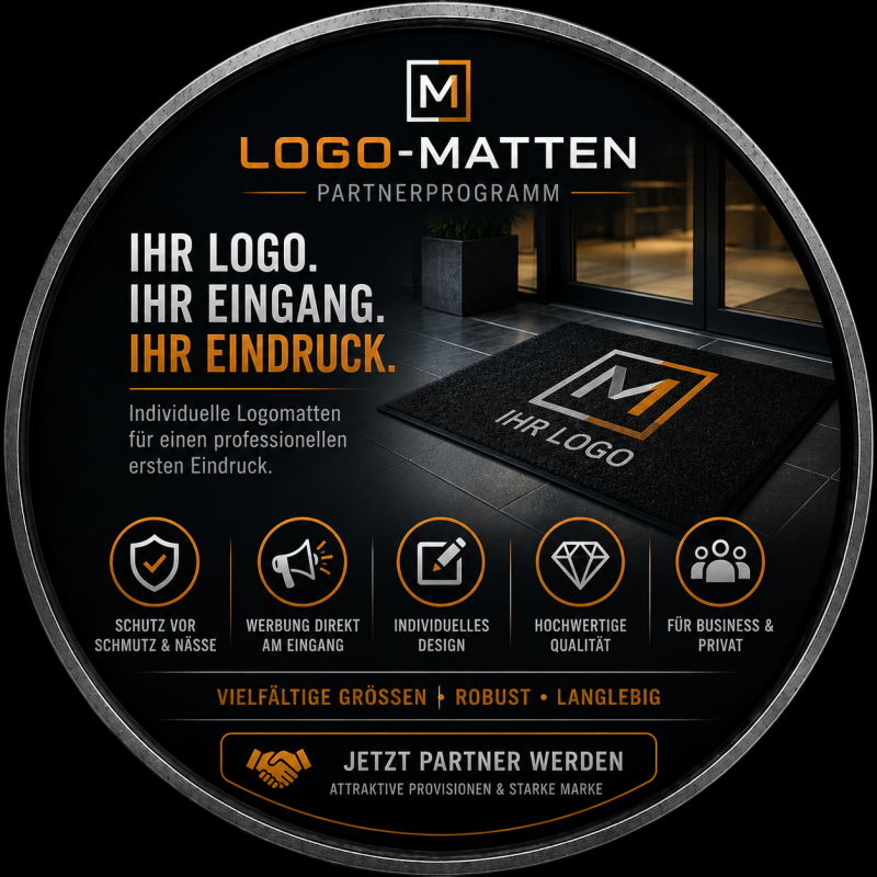 Logo-Matten &ndash; Der erste Eindruck beginnt am Eingang