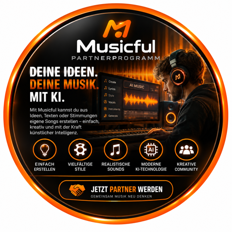 Musicful &ndash; Musik kreativ mit KI gestalten